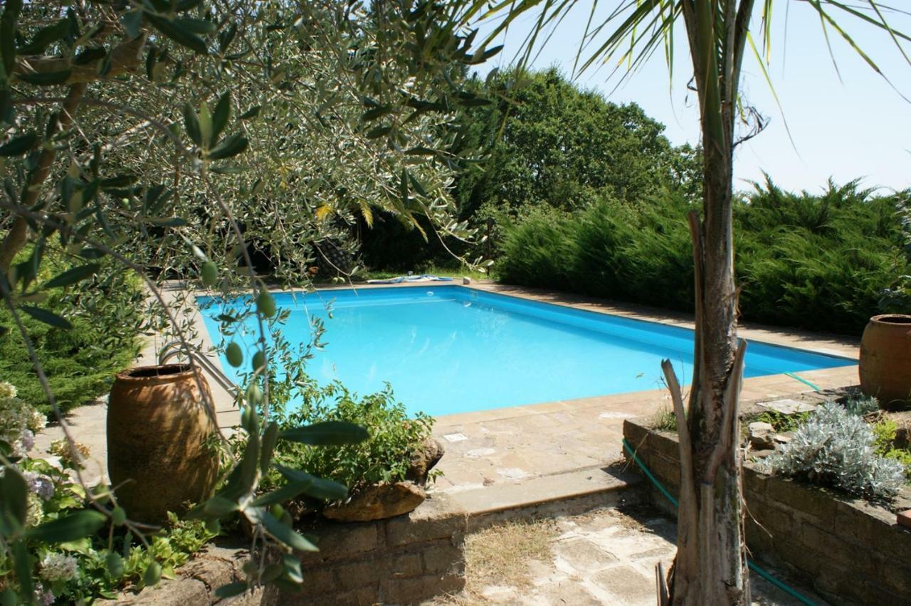 Villa Con Piscina Canale Monterano Eksteriør billede