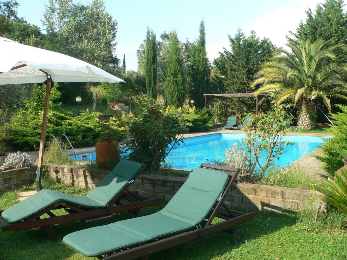 Villa Con Piscina Canale Monterano Eksteriør billede